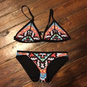 Tribal matching bathing suit